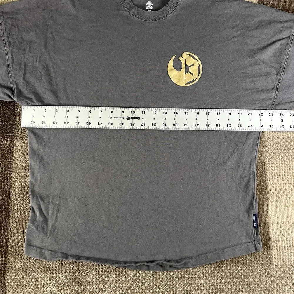 Disney Parks‎ Galaxy's Edge Star Wars Gray Spirit Jersey Rebel Imperial Size S